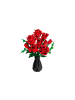 Reobrix WOMA Rote Rosen Blumenstrauß Bausteine W11156