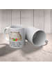 Mr. & Mrs. Panda Tasse Bär Gefühl mit Spruch in Grau Pastell