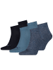 Puma Socken PUMA UNISEX QUARTER PLAIN 3P in 460 denim blue