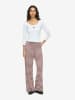 Noisy may Wide Leg Hose in Tawny Port1