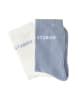 Copenhagen Studios Tennissocken in 1x hell blau, 1x off white