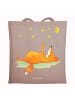 Mr. & Mrs. Panda uni tasche Fuchs Sterne ohne Spruch in Braun Pastell