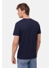 DANISH ENDURANCE T-Shirt Basic V-Neck in white_dark navy