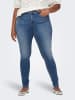 ONLY Carmakoma Skinny Jeans in Medium Blue Denim