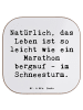 Mr. & Mrs. Panda Tassenuntersetzer Spruch Leichtigkeit im Leben ... in Weiß