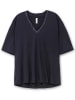 sheego T-Shirt in tiefblau