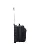 Dermata 2 Rollen Businesstrolley 38 cm Laptopfach schwarz