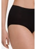 Hanro Maxi Slip Cotton Seamless in Weiß / schwarz
