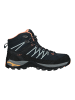 cmp SHOES "Rigel Mid WP" in black blue-jade-peach