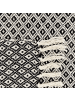 Beliani Kuscheldecke CHYAMA in Schwarz/Weiß - (W) 220 x (H) 0.5 x (L) 240 cm