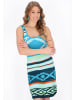 IZIA Women Dress in blue multicolor
