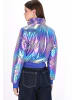 myMo Women Jacket in blue rainbow