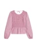 Marc O'Polo DENIM Peplum-Streifenbluse slim in Light Pink