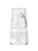 Mr. & Mrs. Panda Champagnerglas Wellensittich Liebe mit Spruch in Transparent
