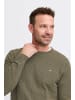 FQ1924 Strickpullover FQKYLE structure crewneck knit 21900700 modischer Langarmpullover in Grün