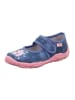 superfit Hausschuh BONNY in Blau/Pink
