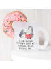Mr. & Mrs. Panda Teetasse Pinguin mit Kind mit Spruch in Transparent