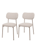MCW 2er-Set Esszimmerstuhl O26, Beige