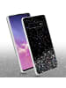 cadorabo Hülle für Samsung Galaxy S10 PLUS Glitter in Schwarz mit Glitter