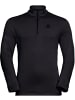 Odlo Longsleeve "Midlayer 1/2 Zip Berra" in Schwarz