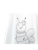 Mr. & Mrs. Panda Gravur Windlicht Biene Blume ohne Spruch in Transparent