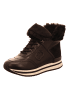 Esgano Damenschnürrstiefel warm flach Da.-Boots in  Schwarz
