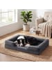 Feandrea Hundebett Blomfy in Dunkelgrau - (B)104 x (H)17 x (T)69 cm