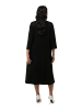 Ulla Popken Midikleid in schwarz