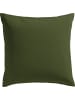 REDBEST Baumwolle Kissenhülle Seattle in dunkelgrün