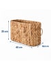 relaxdays Toilettenpapier Aufbewahrung in Natur - (B)40 x (H)25 x (T)16,5 cm