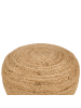 Beliani Pouf JUTUR in Naturfarben/Beige - (W) 70 x (H) 30 x (L) 70 cm
