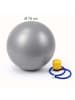 relaxdays Gymnastikball in Grau - Ø 75 cm