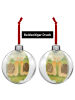 Mr. & Mrs. Panda Weihnachtsbaumkugel Schnecken Liebe Design ohne... in Weiß