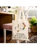 Mr. & Mrs. Panda tote bag Einhorn Blümchentail mit Spruch in Creme