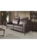 Angel Cerdá Relaxsofa 6366 in Schwarz / Schokolade – (B)206 x (H)89 x (T)98 cm
