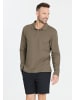 NOU Langarmshirt Harrold in 3211 Smokey Olive