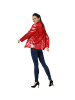 tectake Damen-Jackett mit glitzernden Pailletten, rot