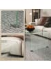 HOMCOM Couchtisch-80L x 45B x 35H cm-Transparent