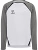 Hummel Sweatshirt Daumenlöcher Hmllead Kinder in WHITE/STEEL GRAY