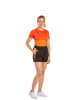 erima Six Wings Shorts in schwarz/new orange