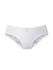 LASCANA Tanga in weiß-rosa