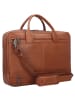 Plevier Gherkin Gherkin Aktentasche Leder 40 cm Laptopfach cognac