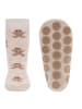ewers Stoppersocken ABS Lebkuchenmänner in beige meliert