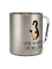 Mr. & Mrs. Panda Edelstahl-Isolierbecher Pinguin Marienkäfer mit... in Silber
