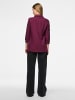 Pieces Blazer in Grape Wine