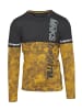 KOROSHI Langarm T-Shirt in gelb