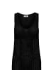 JACQUELINE de YONG Kleid Locker Leichtes Sommer Basic Midi-Strickkleid in Schwarz