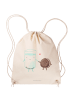 Mr. & Mrs. Panda Drawstring Bag Milch Keks ohne Spruch in Creme