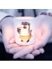Mr. & Mrs. Panda Kerzenhalter Glas Pinguin Kokosnuss ohne Spruch in Transparent
