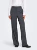 JDY Hose mit weitem Beinschnitt in Dark Grey Melange